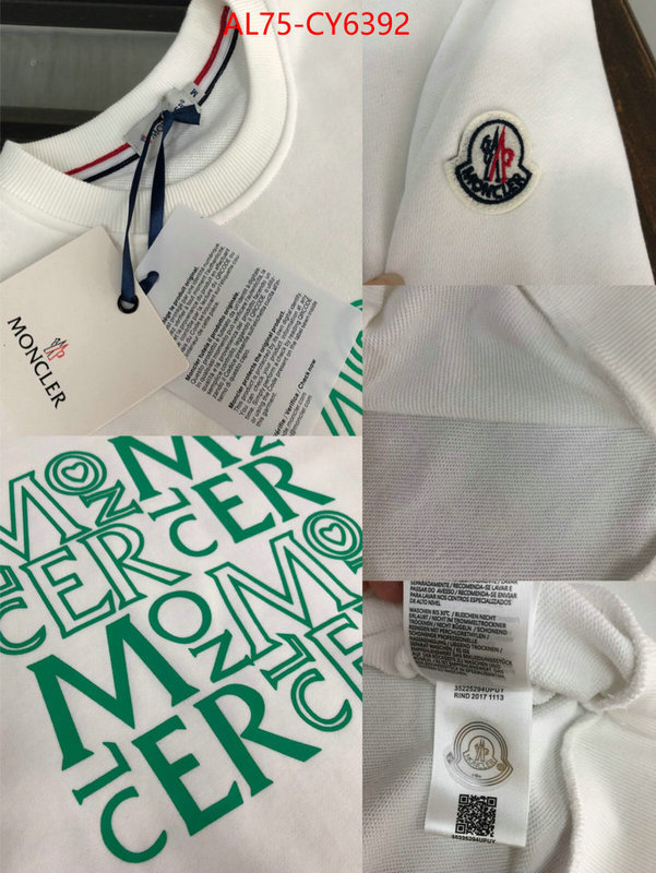 Clothing-Moncler 1:1 replica wholesale ID: CY6392 $: 75USD