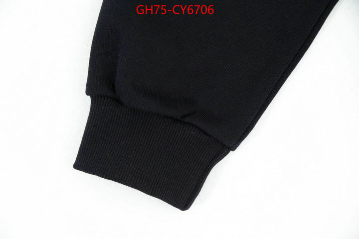 Clothing-Gucci fake high quality ID: CY6706 $: 75USD