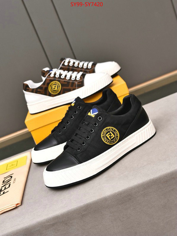 Men Shoes-Fendi top brands like ID: SY7420 $: 99USD