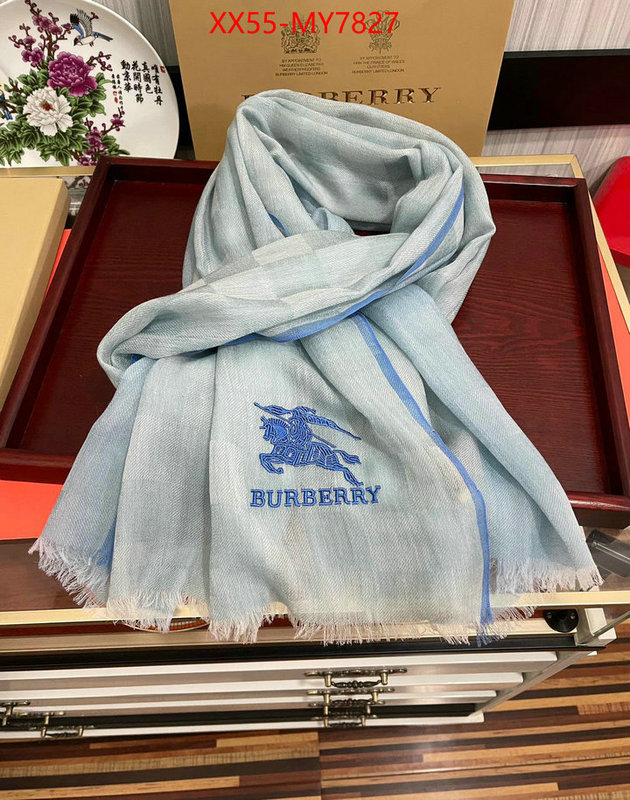 Scarf-Burberry wholesale replica shop ID: MY7827 $: 55USD