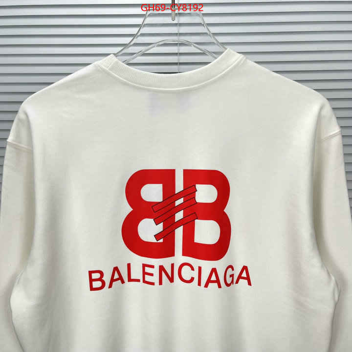 Clothing-Balenciaga high quality happy copy ID: CY8192 $: 69USD