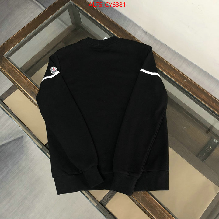 Clothing-Moncler shop cheap high quality 1:1 replica ID: CY6381 $: 75USD