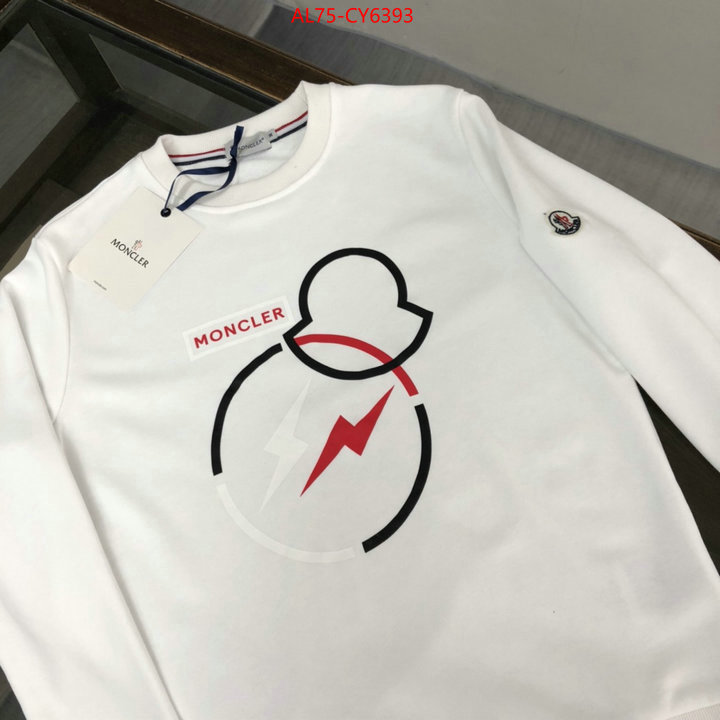 Clothing-Moncler top designer replica ID: CY6393 $: 75USD