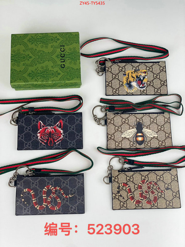 Gucci Bags(4A)-Wallet- is it illegal to buy ID: TY5435 $: 45USD