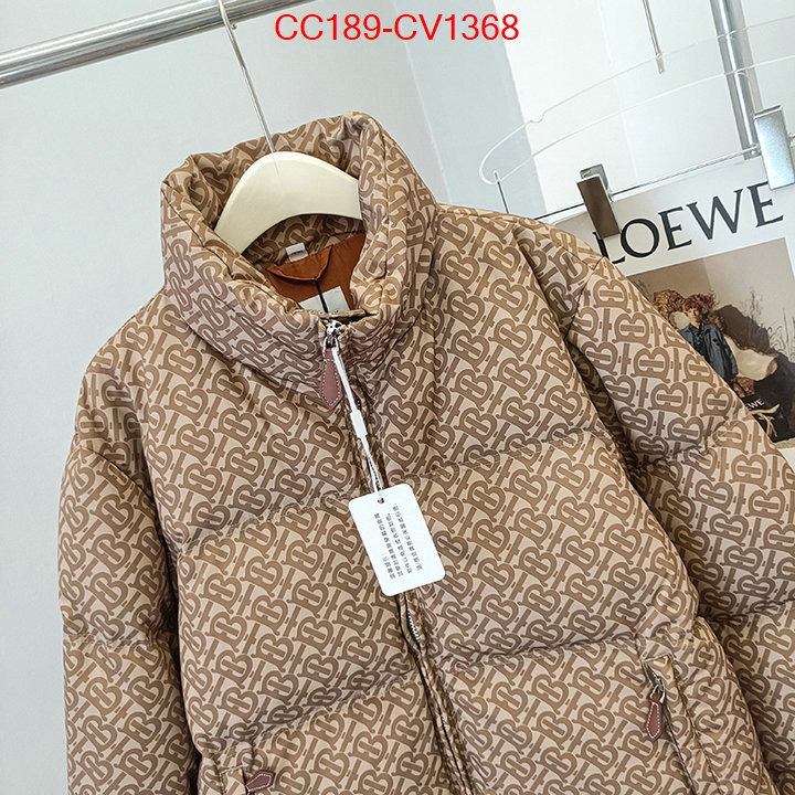 Down jacket Men-Burberry top grade ID: CV1368 $: 189USD