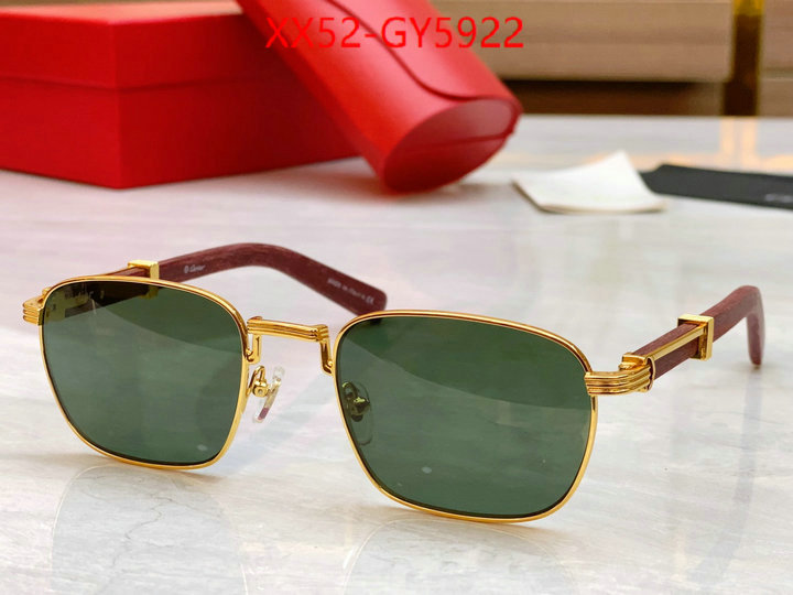 Glasses-Cartier brand designer replica ID: GY5922 $: 52USD