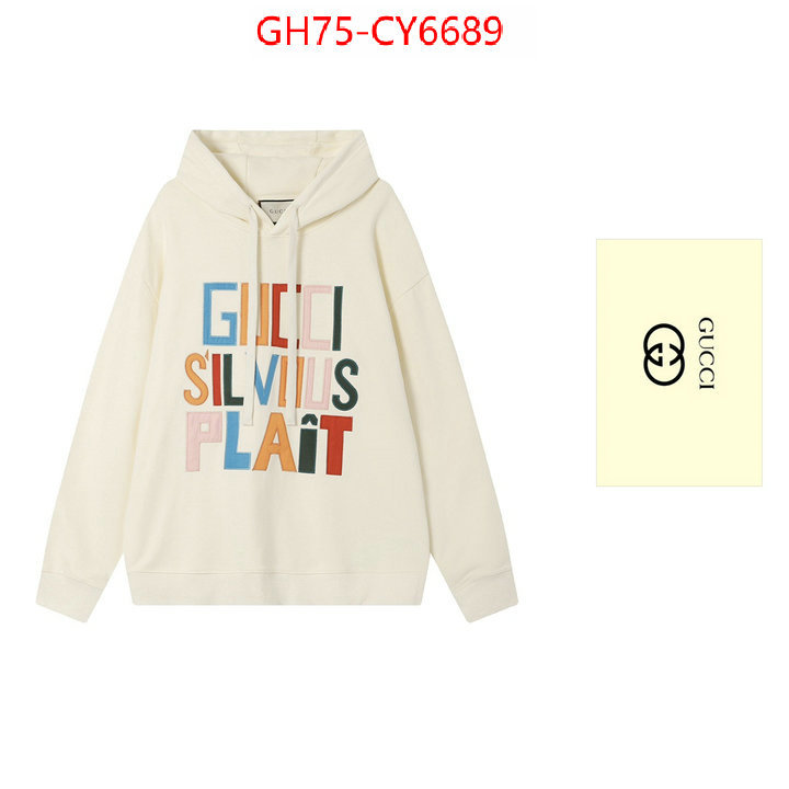 Clothing-Gucci highest quality replica ID: CY6689 $: 75USD