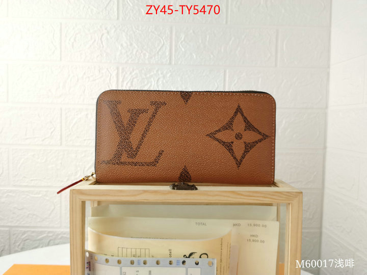 LV Bags(4A)-Wallet the best quality replica ID: TY5470 $: 45USD