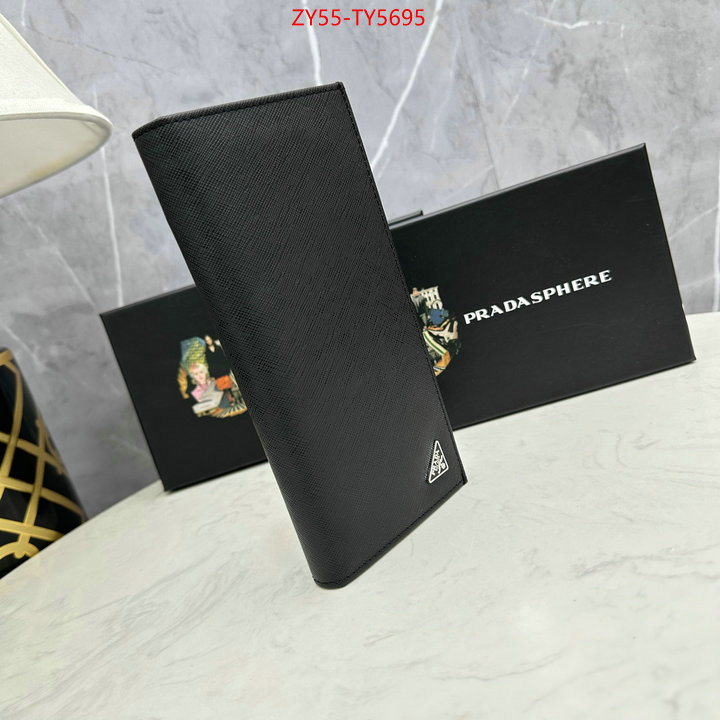 Prada Bags (4A)-Wallet fake high quality ID: TY5695 $: 55USD