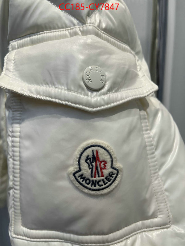 Down jacket Women-Moncler best replica quality ID: CY7847 $: 185USD