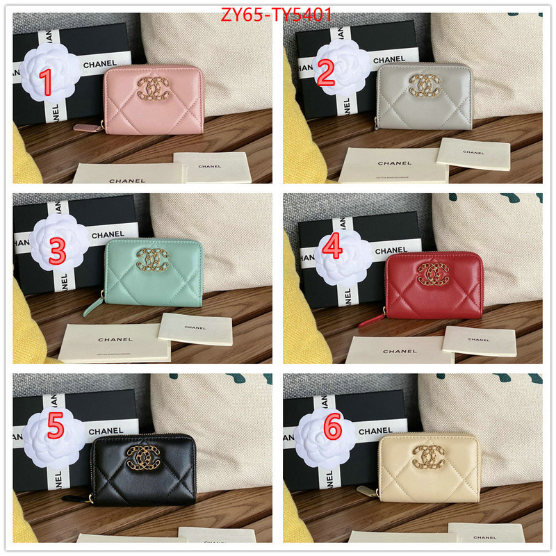 Chanel Bags(4A)-Wallet- replica every designer ID: TY5401 $: 65USD