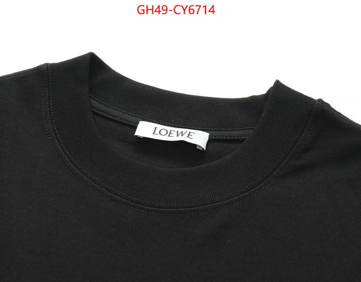 Clothing-Loewe wholesale imitation designer replicas ID: CY6714 $: 49USD