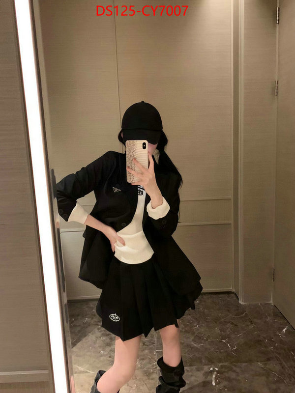 Clothing-Prada 2023 aaaaa replica 1st copy ID: CY7007 $: 125USD