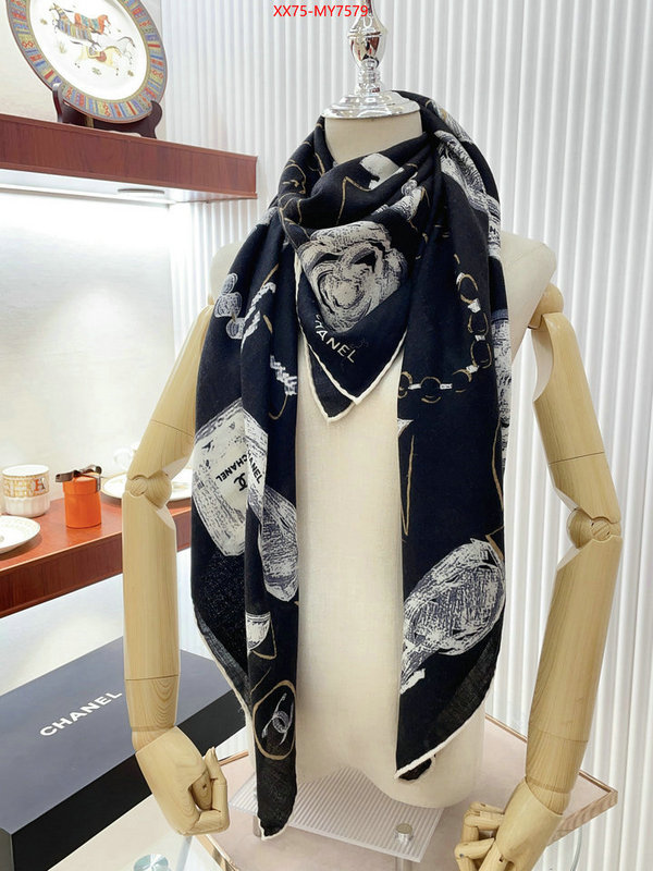 Scarf-Chanel aaaaa+ replica designer ID: MY7579 $: 75USD