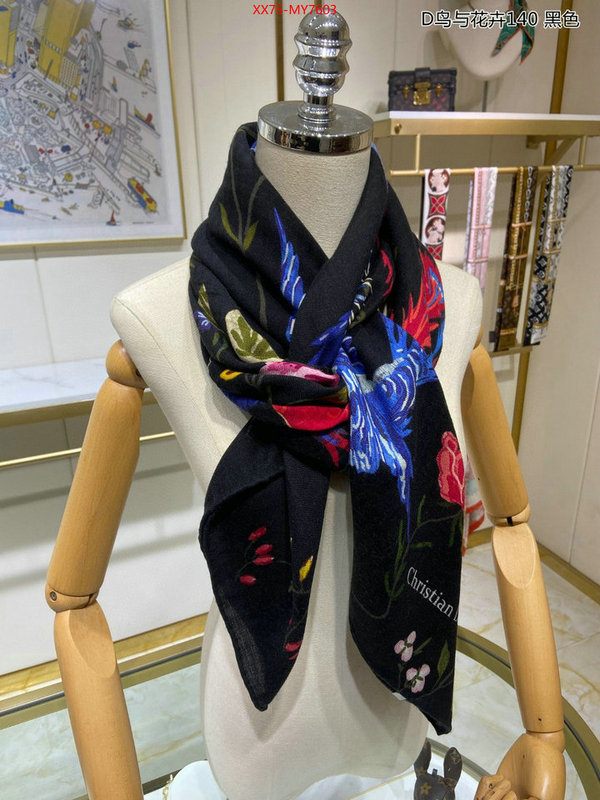 Scarf-Dior replcia cheap ID: MY7603 $: 75USD