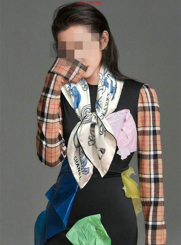 Scarf-Chanel buy cheap ID: MY7753 $: 75USD