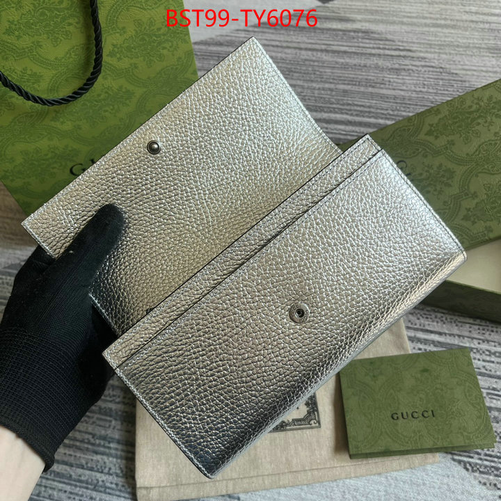 Gucci Bags(TOP)-Wallet- what 1:1 replica ID: TY6076 $: 99USD