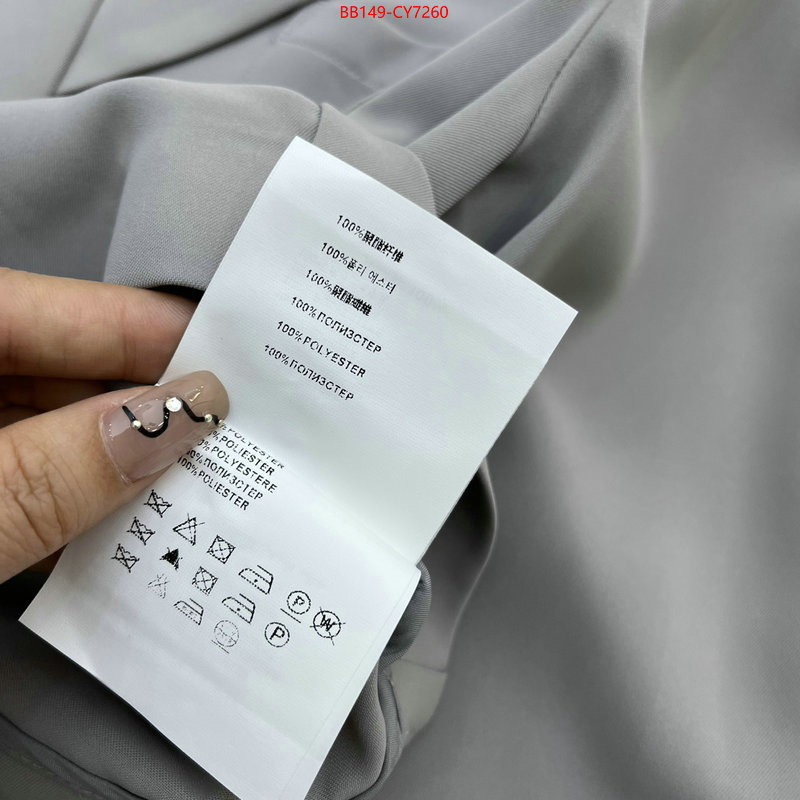 Clothing-Prada replica 1:1 ID: CY7260 $: 149USD