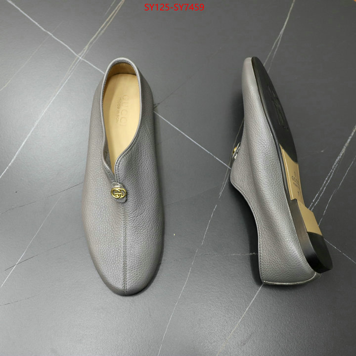 Men Shoes-Gucci 1:1 replica wholesale ID: SY7459 $: 125USD