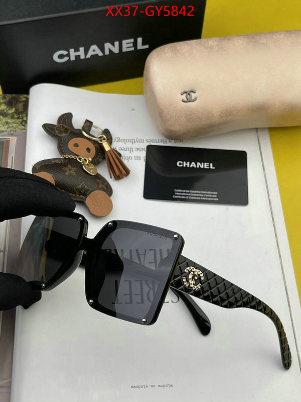 Glasses-Chanel for sale cheap now ID: GY5842 $: 37USD