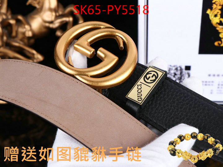 Belts-Gucci where can i buy the best quality ID: PY5518 $: 65USD