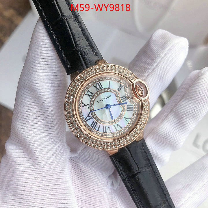 Watch(4A)-Cartier wholesale replica shop ID: WY9818 $: 59USD