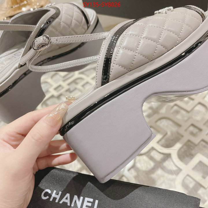 Women Shoes-Chanel perfect replica ID: SY8026 $: 135USD