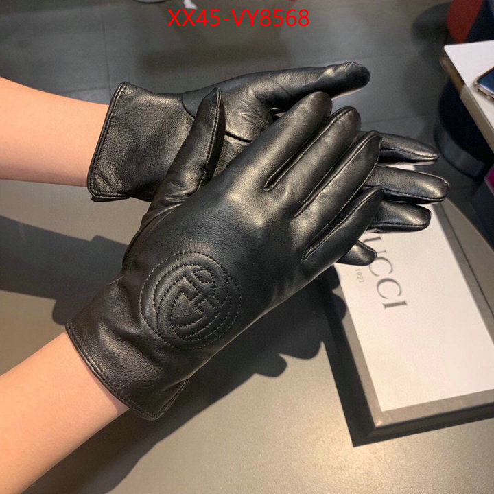 Gloves-Gucci highest quality replica ID: VY8568 $: 45USD
