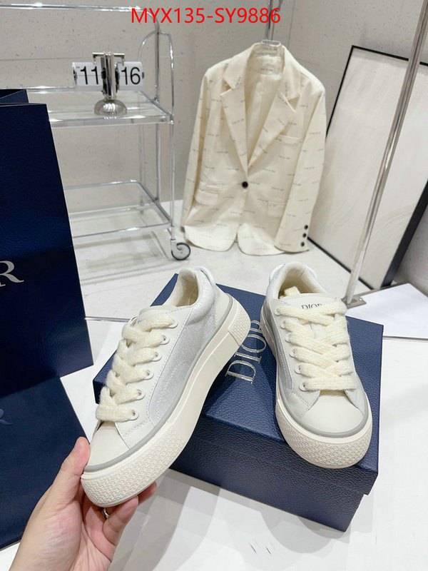 Men shoes-Dior 1:1 replica ID: SY9886 $: 135USD