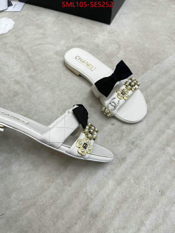 Women Shoes-Chanel luxury fake ID: SE5252 $: 105USD