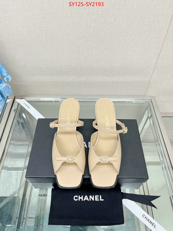 Women Shoes-Chanel aaaaa replica ID: SY2193 $: 125USD