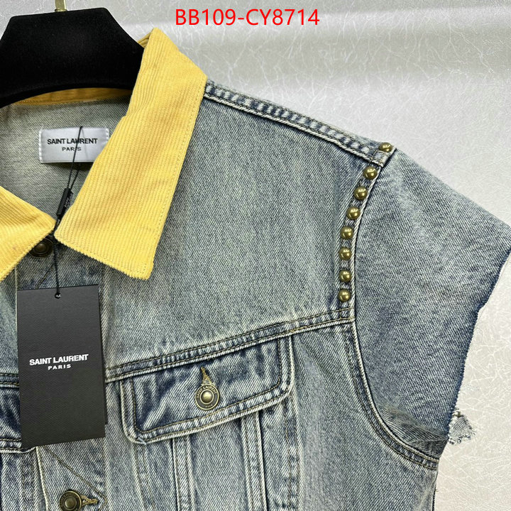 Clothing-YSL shop the best high authentic quality replica ID: CY8714 $: 109USD