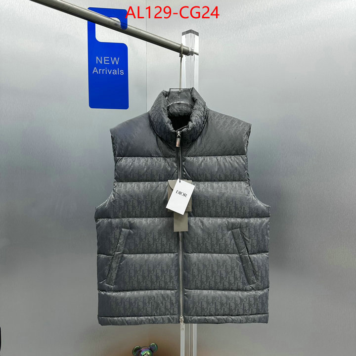 Down jacketMen-Dior replcia cheap ID: CG24 $: 129USD