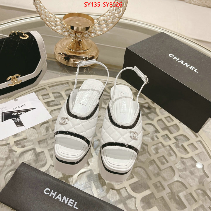 Women Shoes-Chanel perfect replica ID: SY8026 $: 135USD