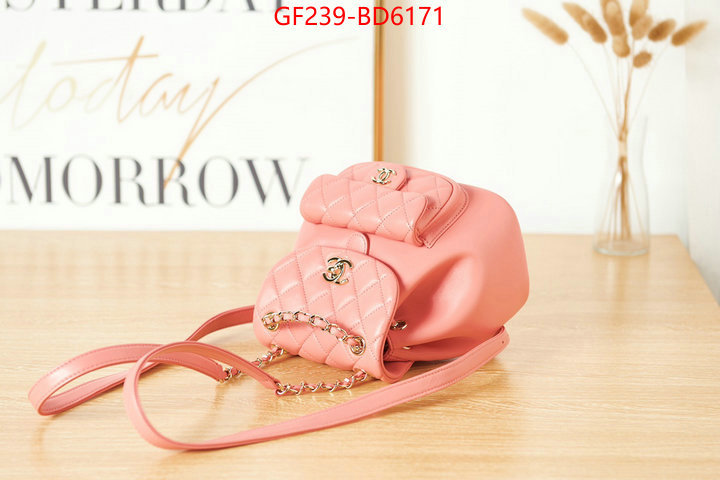 Chanel Bags(TOP)-Backpack- aaaaa+ replica designer ID: BD6171 $: 239USD