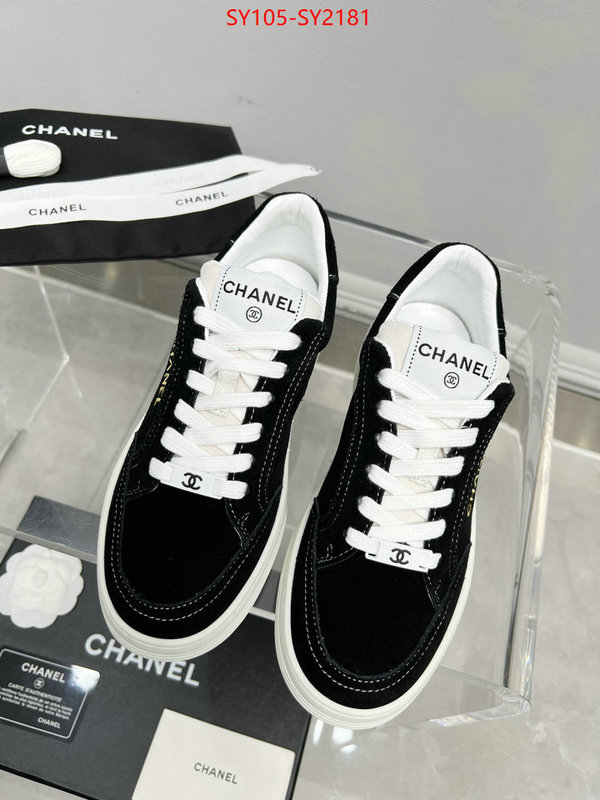 Women Shoes-Chanel counter quality ID: SY2181 $: 105USD