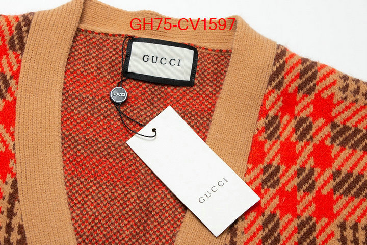 Clothing-Gucci online ID: CV1597 $: 75USD