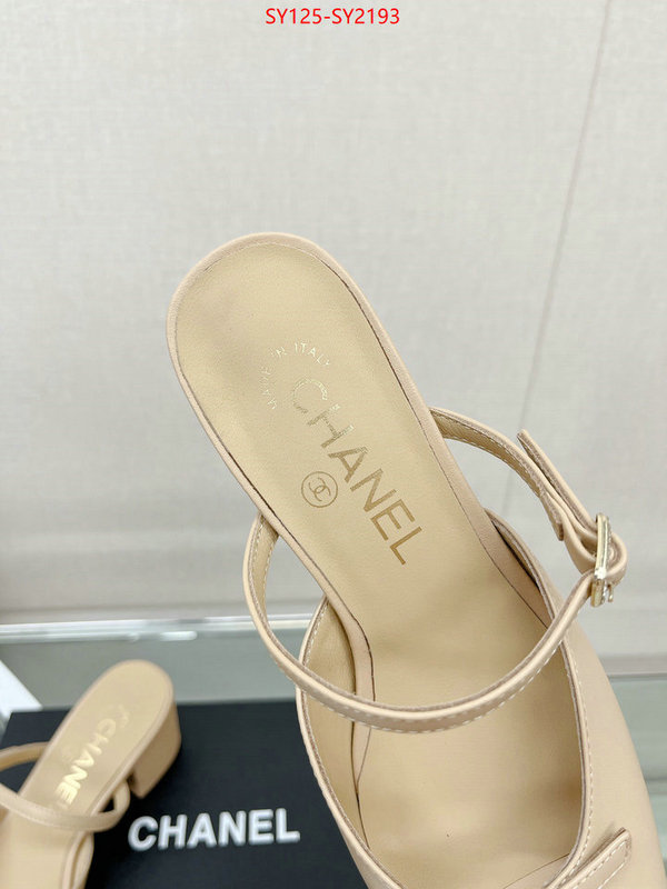 Women Shoes-Chanel aaaaa replica ID: SY2193 $: 125USD