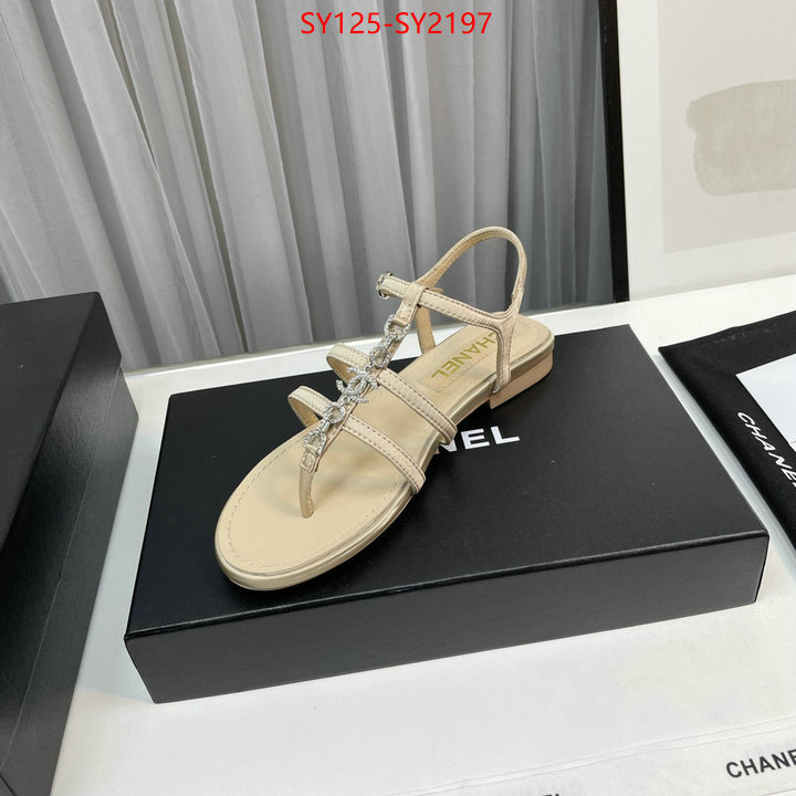 Women Shoes-Chanel practical and versatile replica designer ID: SY2197 $: 125USD