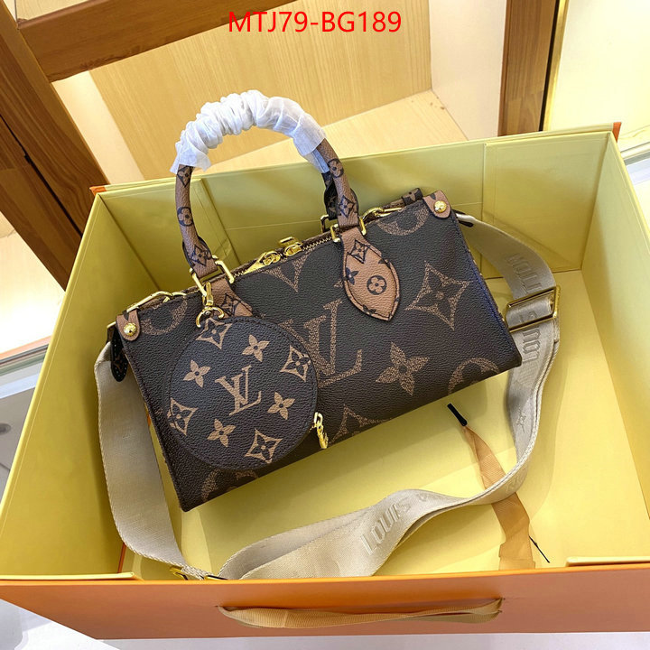 LV Bags(4A)-Handbag Collection- 2023 aaaaa replica customize ID: BG189 $: 79USD