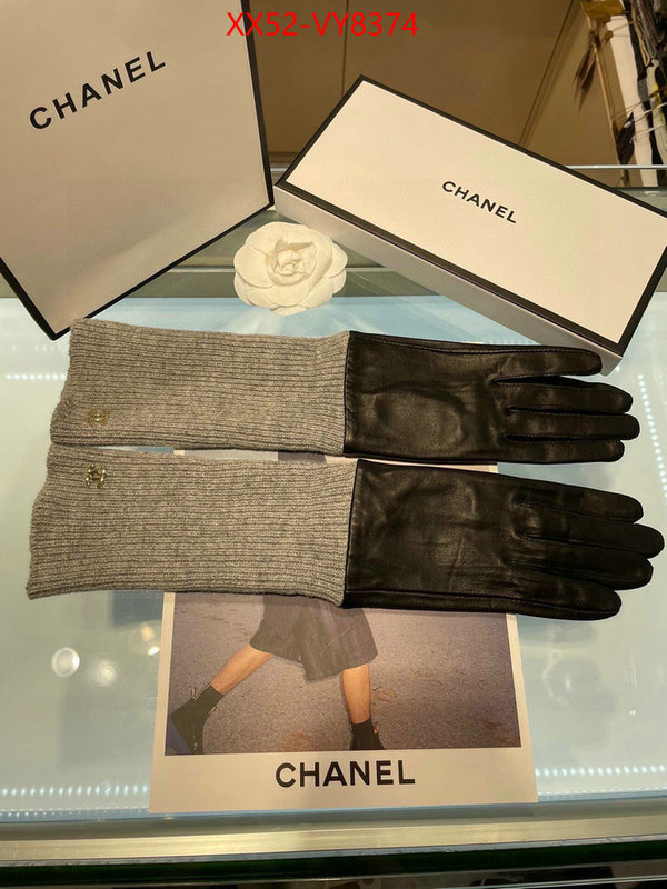 Gloves-Chanel exclusive cheap ID: VY8374 $: 52USD