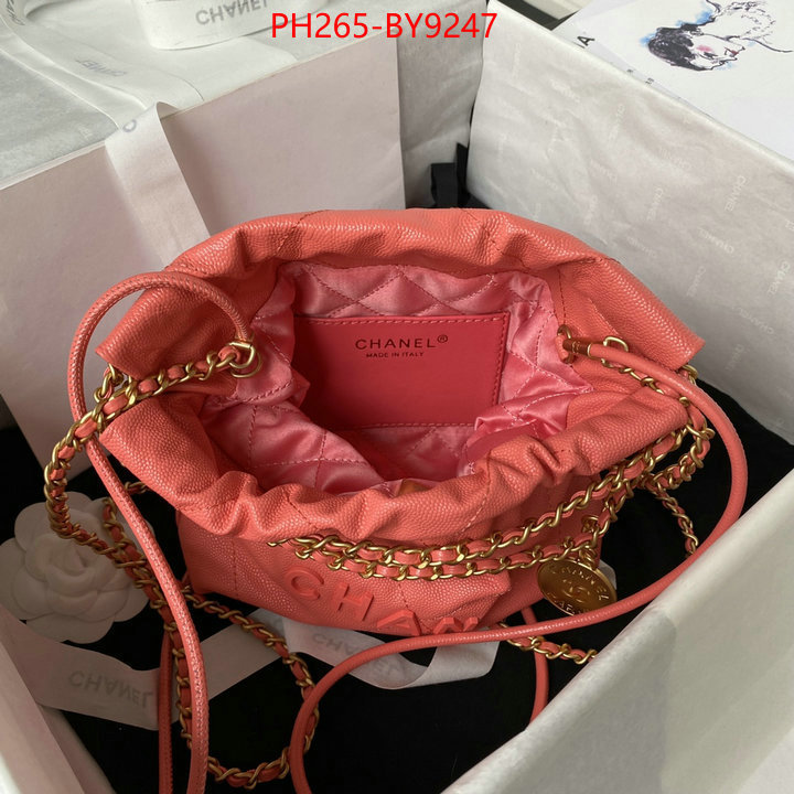 Chanel Bags(TOP)-Diagonal- buy best high-quality ID: BY9247 $: 265USD