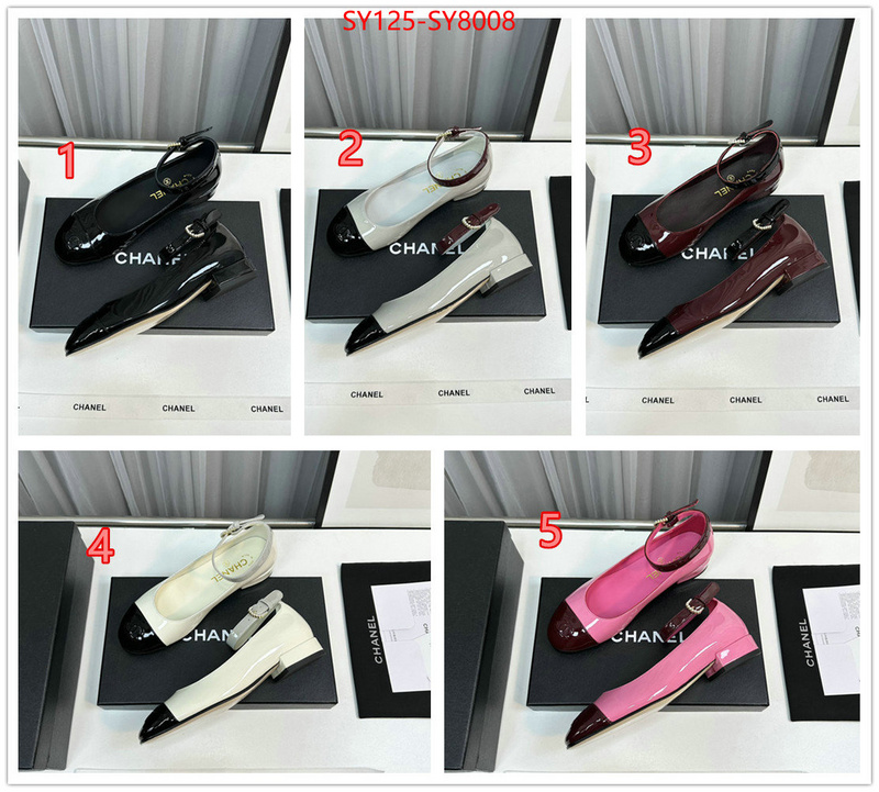 Women Shoes-Chanel buying replica ID: SY8008 $: 125USD