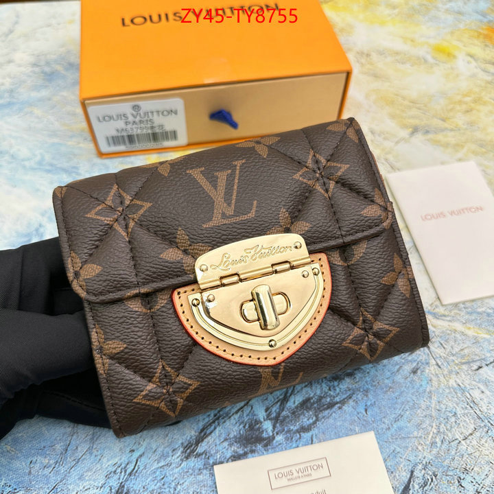 LV Bags(4A)-Wallet what is top quality replica ID: TY8755 $: 45USD