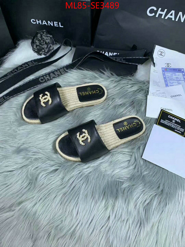 Women Shoes-Chanel good ID: SE3489 $: 85USD