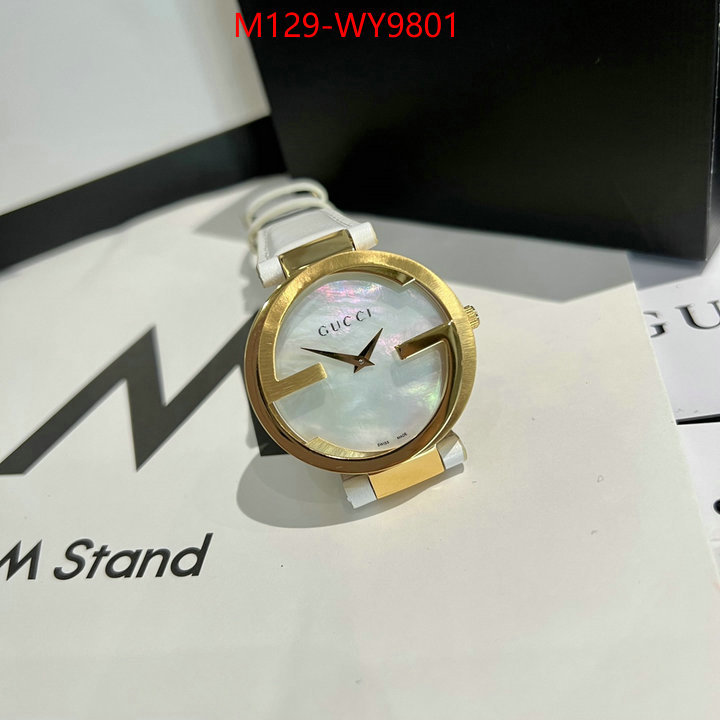 Watch(4A)-Gucci wholesale designer shop ID: WY9801 $: 129USD