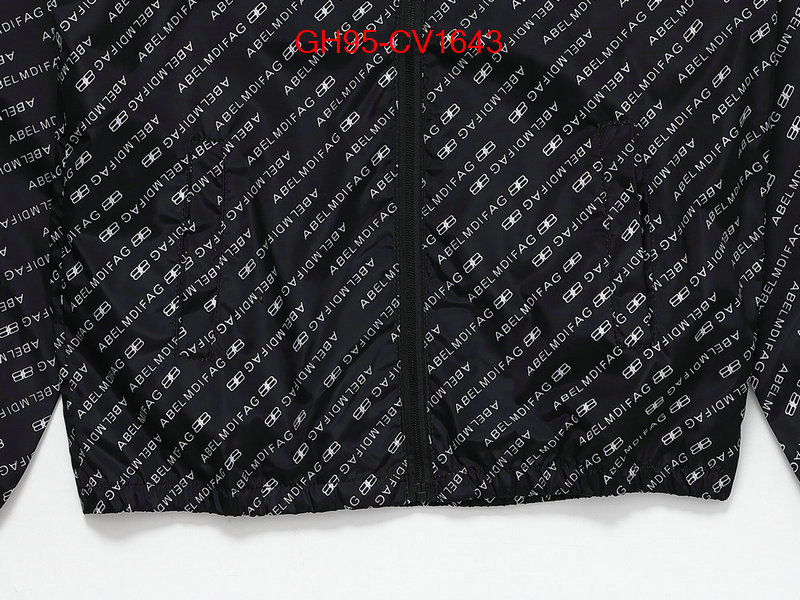 Clothing-Balenciaga replica for cheap ID: CV1643 $: 95USD