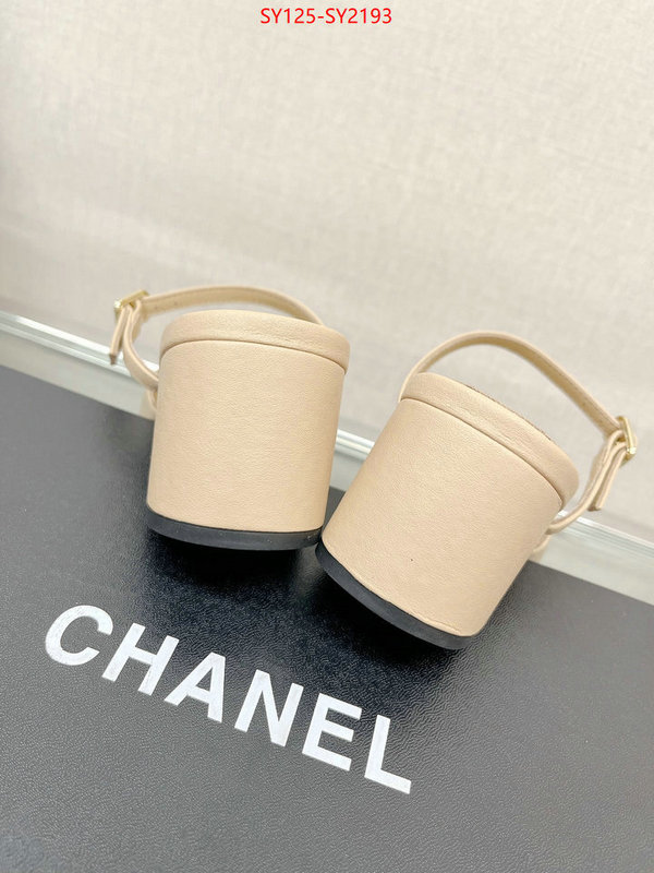 Women Shoes-Chanel aaaaa replica ID: SY2193 $: 125USD