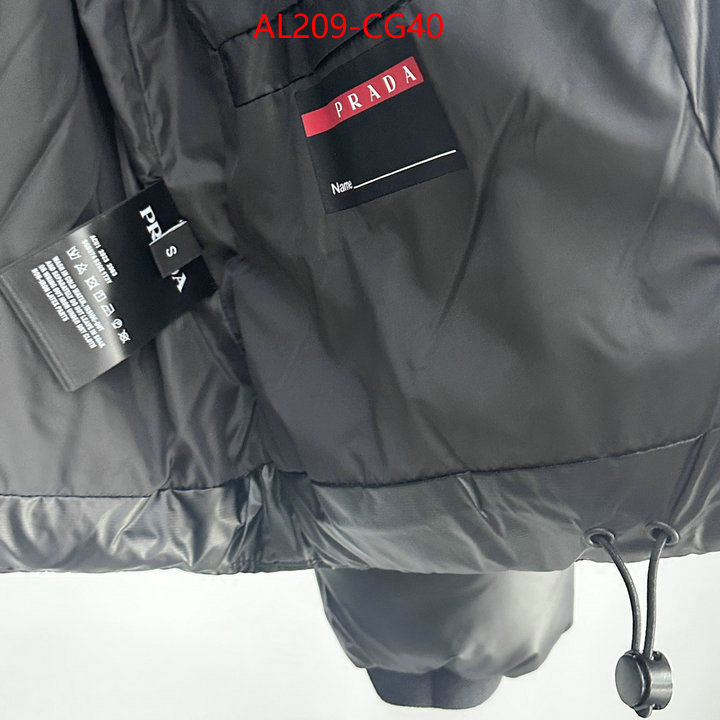 Down jacketMen-Prada aaaaa replica ID: CG40 $: 209USD