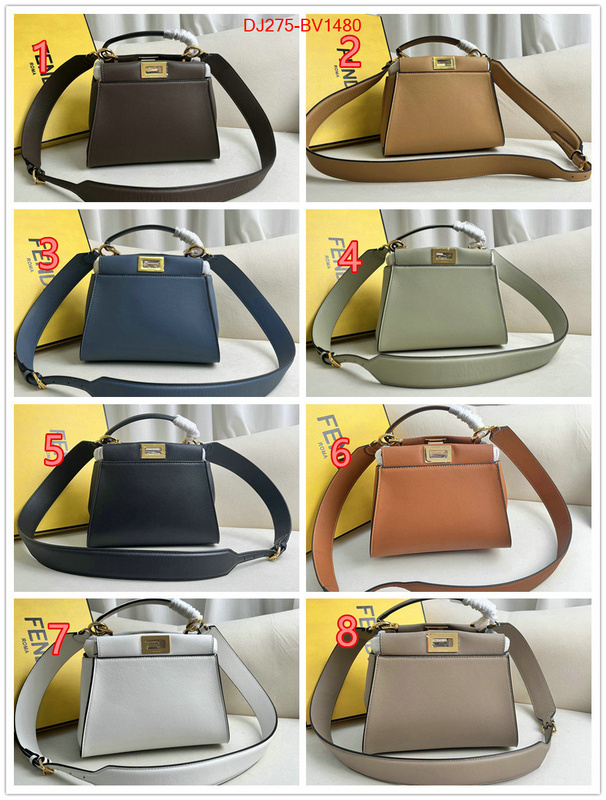 Fendi Bags(TOP)-Peekaboo shop the best high authentic quality replica ID: BV1480 $: 275USD